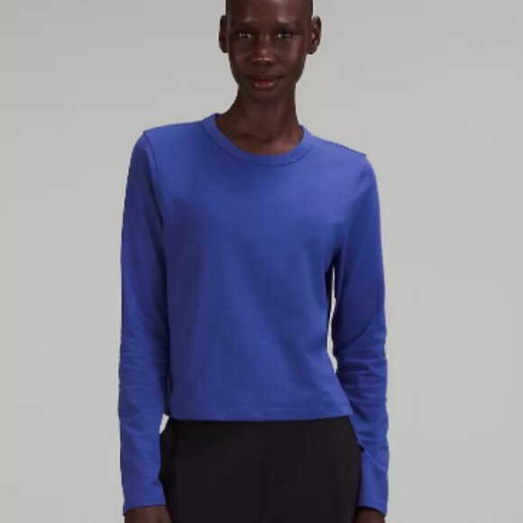 Lululemon Classic Fit Cotton Blend Long Sleeve size 8 - Picture 1 of 6